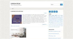 Desktop Screenshot of gorkem-ercan.com