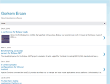 Tablet Screenshot of gorkem-ercan.com